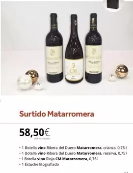 Matarromera - Surtido