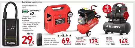 Airmec - Compresores Portatiles