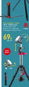 Foco Recargable + Tripode 100 W-10.000 Lumens