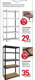 5 Estantes HDF