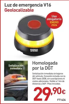 Fargo - Luz De Emergencia V16 Geolocalizable