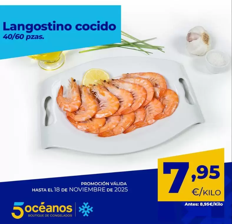 Langostino Cocido