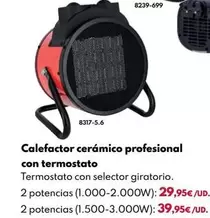 Calefactor Cerámico Profesional Con Termostato
