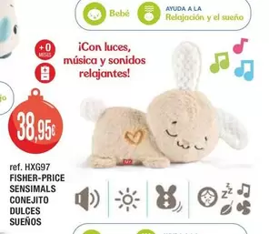 Fisher-Price - Sensimals Conejito Dulces Suenos