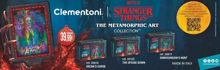 Clementoni -stranger Things The Metamorphic Art Collection