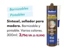 Quilosa - Sintesel, Sellador Para Madera