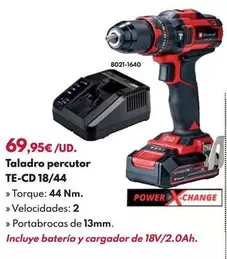 Einhell - Taladro Percutor TE-CD 18/44