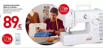 Larry House - Maquina De Coser 16 Patrones De Puntada. Ojales En 4 Tiempos