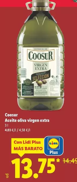 Coosur - Aceite Oliva Virgen Extra