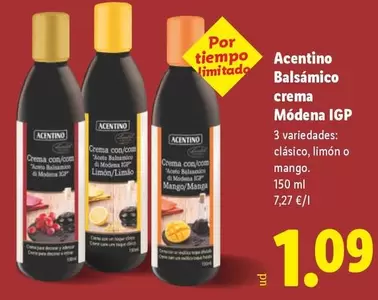 Acentino -  Balsamico Crema Modena IGP