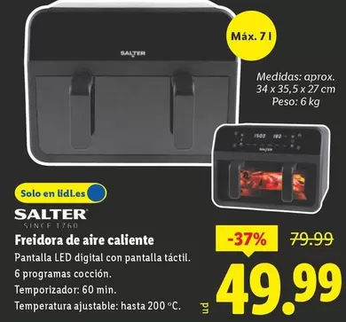 Salter - Freidora De Aire Caliente