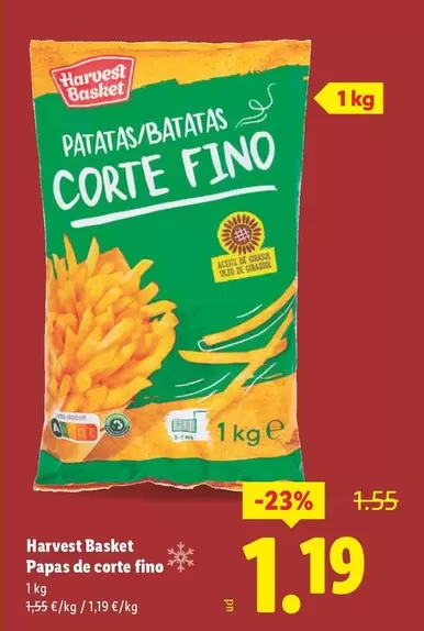 Harvest Basket - Papas De Corte Fino