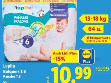 Lupilu - Pañales T.6