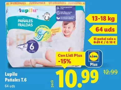 Lupilu - Pañales T.6