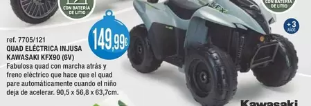 Injusa - Quad Electrica Kawasaki KFX90