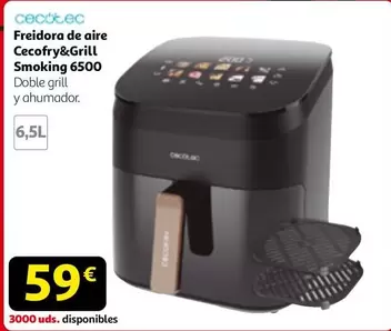 cecotec - Freidora De Aire Cecofry&grill Smoking 6500