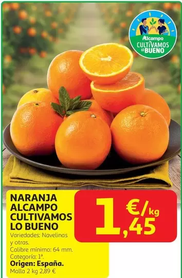 alcampo - Naranja Alcampo Cultivamos Lo Bueno