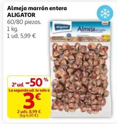 Aligator - Almeja Marron Entera