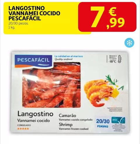 Pescatrade - Langostino Vannamei Cocido