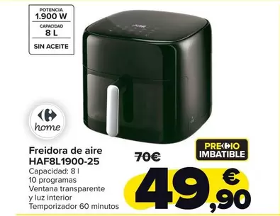Carrefour Home - Freidora De Aire HAF8L1900-25