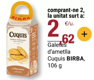 Birba - Galetes D'ametlla Cuquis