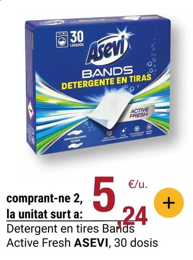 Asevi - Detergent En Tires Activ Fresh