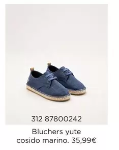 Bluchers Yute Cosido Marino