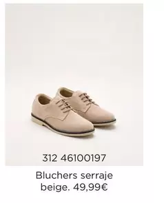 Bluchers Serraje Beige