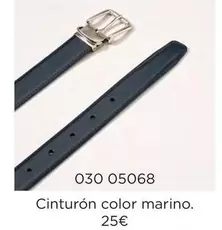 Cinturon Color Marino.