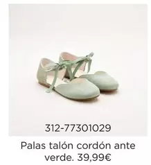 Palas Talon Cordon Ante Verde