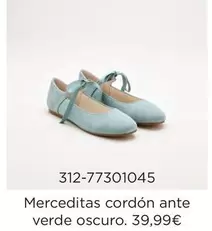 Mercedes Cordón Ante Verde Oscuro