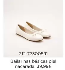 Bailarinas Básicas Piel Nacarada