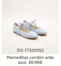 Mercedestas Cordón Ante Azul