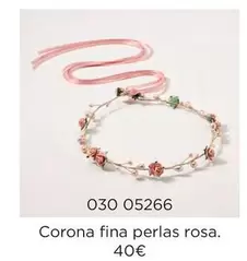 Corona -  Fina Perlas Rosa.