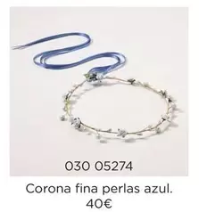Corona -  Fina Perlas Azul.