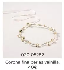 Corona -  Fina Perlas Vainilla.