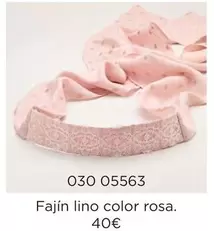 Fajin Lino Color Rosa