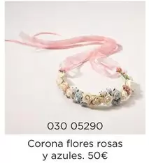 Corona -  Flores Rosas Y Azules