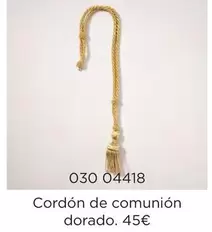 Cordón De Comunion Dorado