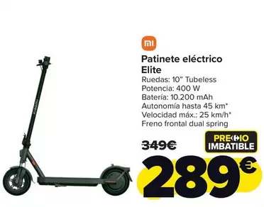 Xiaomi - Patinete Electrico Elite