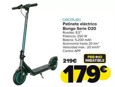 Cecotec - Patinete Electrico Bongo Serie D20