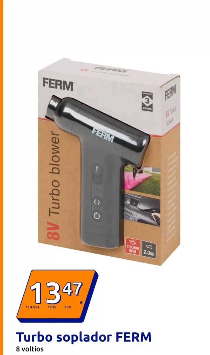 Ferm - Turbo Soplador