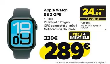 Apple -  Watch Se 3 Gps