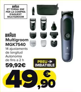 Braun - Multigroom MGK7540