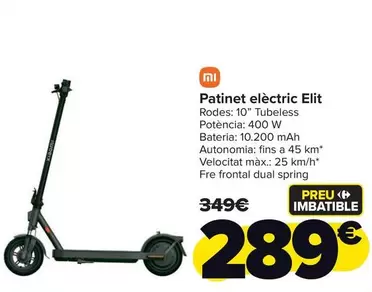 Xiaomi - Patinete Electrico Elite