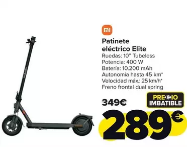 Xiaomi - Patinete Electrico Elite