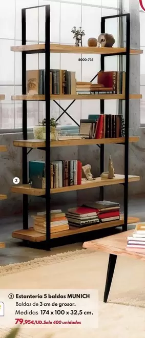 Estantería 5 Baldas Munich