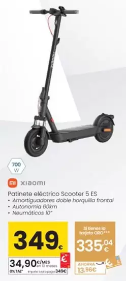 Xiaomi - Patinete Electrico Scooter 5 Es