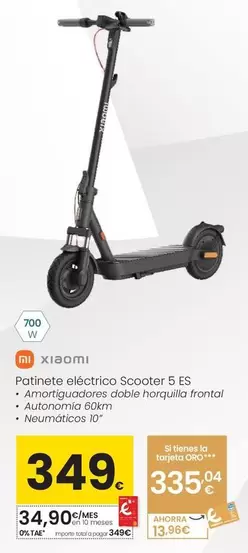Xiaomi - Patinete Electrico Scooter 5 Es