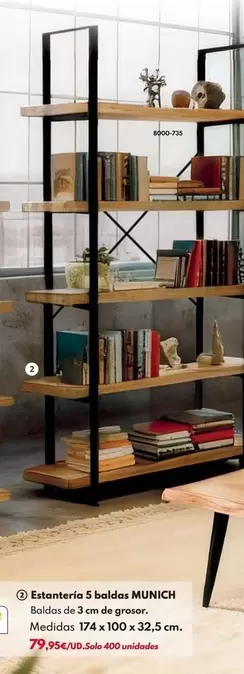 Estantería 5 Baldas Munich